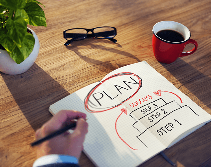 Business Plan Success Strategy Planning Working Concept